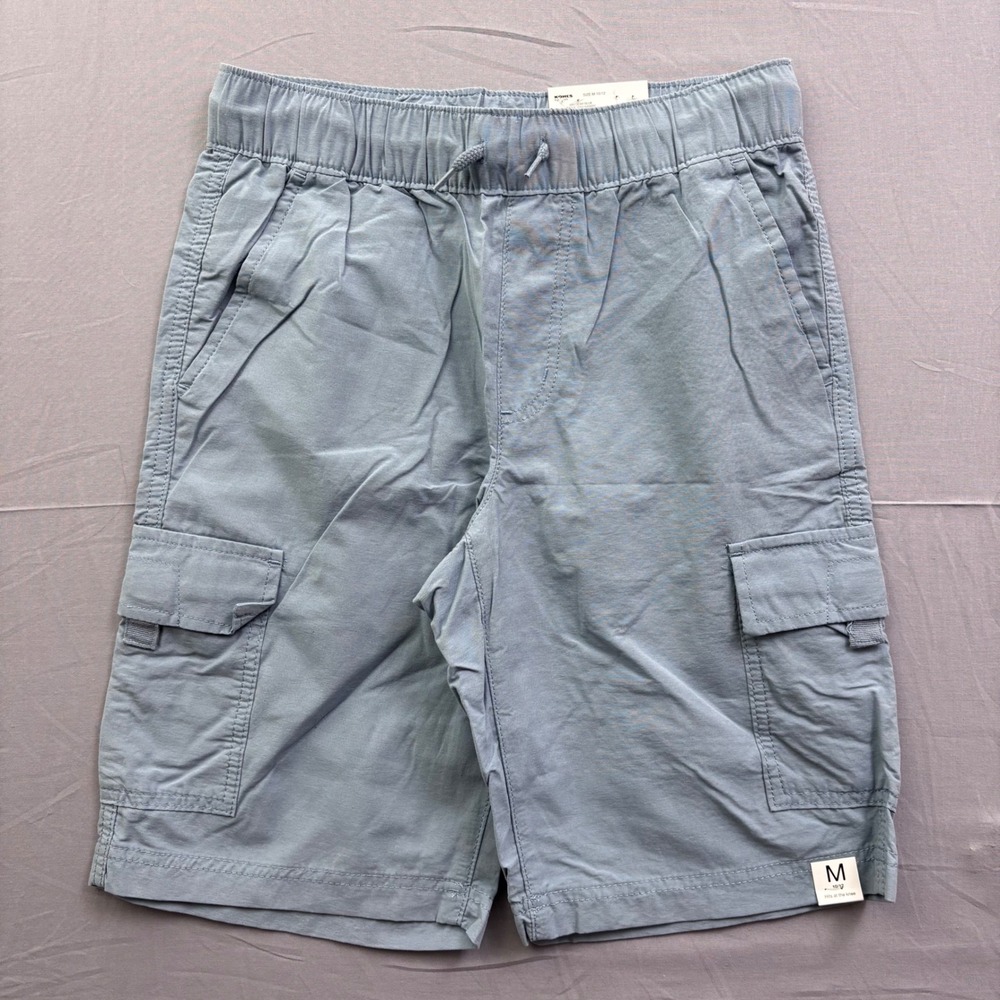 Sonoma Goods For Life Mens Everyday Cargo Shorts Gear Blue Size M 10/12 NWT